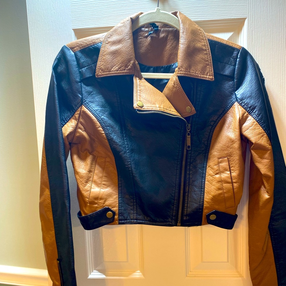 Ashley by 26 international | faux Leather Jacket, Size M